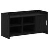vidaXL Schoenenkast 100 x 39 x 51 cm Bewerkt hout Zwart eiken