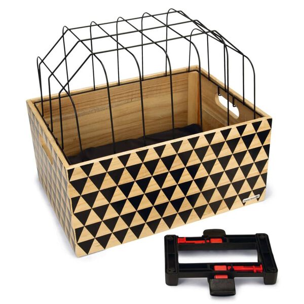 Beeztees Hondenfietsmand hout