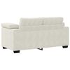 vidaXL Loveseat Sofa Cr&egrave;me 120 cm Fluweel