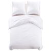 vidaXL Dekbedovertrekset 200x220/60x70 cm wit
