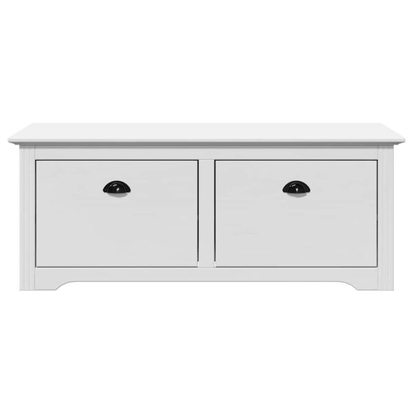 vidaXL Gangbank BODO 114x40x45 cm wit