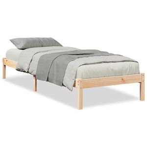 vidaXL Bedframe extra lang zonder matras massief grenenhout 90x210 cm