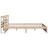 vidaXL Bedframe met hoofdbord massief grenenhout 180x200 cm