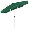 vidaXL Strandparasol 200x125 cm groen