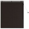 vidaXL Venetiaanse jaloezie Donkerbruin 100 x 130 cm 35 mm