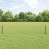 vidaXL Hek met Paal Groen 0,4 x 50 m Staal en PVC