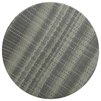 vidaXL 5-delige Tuinbarset poly rattan grijs