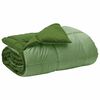 vidaXL Winter Dekbed Gekwilt Groen 135 x 200 cm Microfiber
