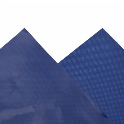 vidaXL Dekzeil 650 g/m² 5x7 m blauw