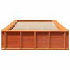 vidaXL Bedframe Wasbruin 100 x 200 cm Massief grenenhout