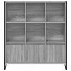 vidaXL Boekenkast 2 pcs Grijs Sonoma 99,5 x 30 x 108 cm Bewerkt hout