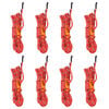 vidaXL Tentscheerlijnen met spanners 8 st reflecterend 4 m 4 mm