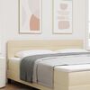 vidaXL Hoofdbord Cr&egrave;me 180 cm Stof