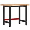 vidaXL Werkbank rechthoekig 100x60x83 cm massief acaciahout
