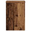 vidaXL Plantenstandaards 2 st 20x20x30 cm bewerkt hout oud houtkleurig