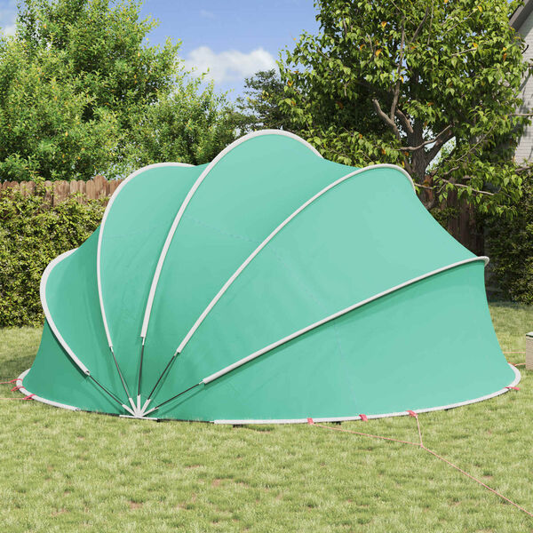 vidaXL Pooldome Blauw 546 x 516 x 250 cm 185T polyester met PU-coating