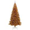 vidaXL Kerstboom met 300 LED met standaard Goud 240 cm PET