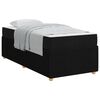 vidaXL Bedframe Zwart 90 x 190 cm Stof