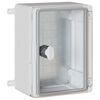 vidaXL Bedieningskast Grijs 25 x 13 x 24 cm ABS Kunststof