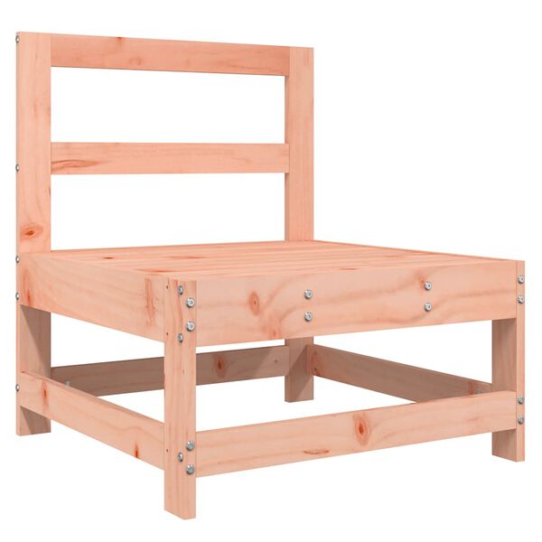 vidaXL Middenbank met kussens massief douglashout