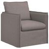 vidaXL Bank 2 pcs Taupe