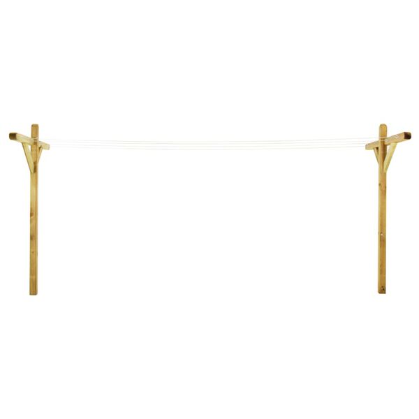 vidaXL Droogrekken 2 st 120x170 cm geïmpregneerd grenenhout