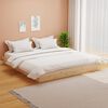 vidaXL Bedframe zonder matras massief hout 160x200 cm
