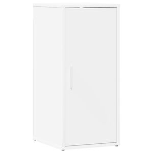 vidaXL Schoenenkast 32x35x70 cm bewerkt hout wit