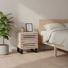 vidaXL Nachtkastjes 2 st 40x34x46 cm massief gebleekt mangohout