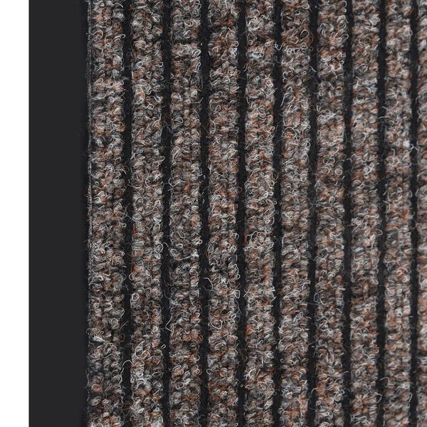 vidaXL Deurmat 40x60 cm gestreept beige