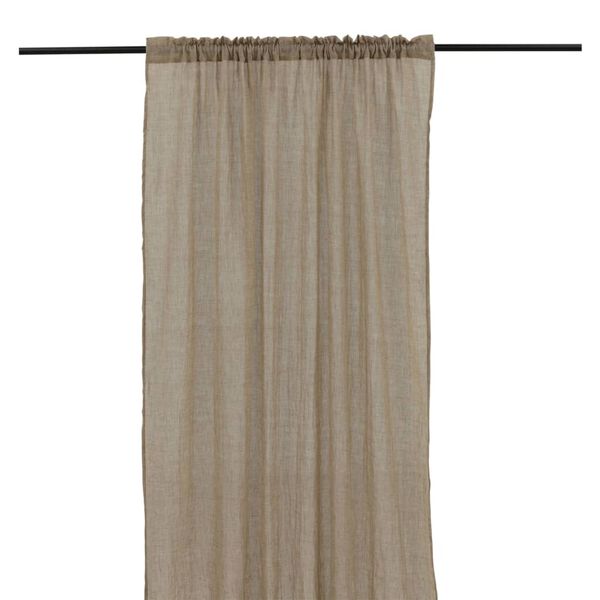 Venture Home Gordijn Elena 240x135 cm polyester donkerbeige
