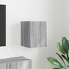 vidaXL TV Wandkast Grijs Sonoma 30 x 31 x 40 cm Bewerkt hout
