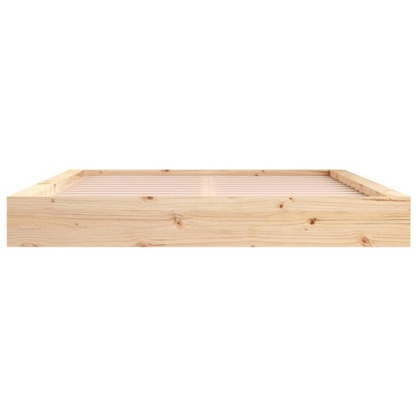 vidaXL Bedframe massief hout 120x200 cm