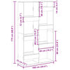 vidaXL Boekenkast 100x33x175 cm bewerkt hout oud houtkleurig