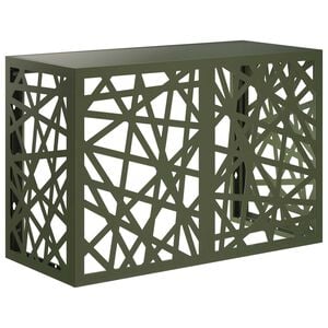 vidaXL Airconditioner hoes Olijfgroen 90 x 40 x 60 cm Staal