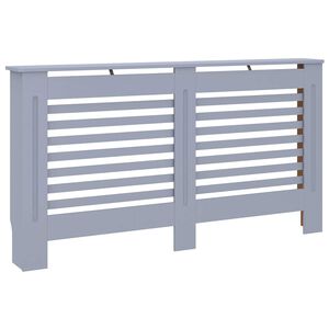 vidaXL Radiatorombouw 152x19x81,5 cm MDF antraciet