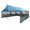 vidaXL Gezinstent met dak Blauw 600 x 400 x 268 cm Polyester en staal
