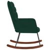 vidaXL Schommelstoel fluweel donkergroen