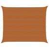 vidaXL Zonneschaduwzeil Oranje en Bruin 5 x 4 m 100% Polyester Oxford