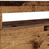vidaXL Tv-meubel met LED 75x35x40 cm bewerkt hout oud hout