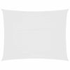 vidaXL Zonnescherm rechthoekig 3x6 m oxford stof wit