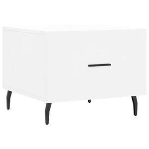 vidaXL Salontafel 50x50x40 cm bewerkt hout wit