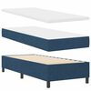 vidaXL Boxspringbed met matras met hoofdeinde Blauw 80 x 200 cm Stof