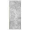 vidaXL Boekenkast met 2 schappen 40x30x76,5 cm bewerkt hout betongrijs