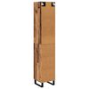 vidaXL Highboard met lade Oud Hout 34,5 x 34 x 180 cm Bewerkt hout