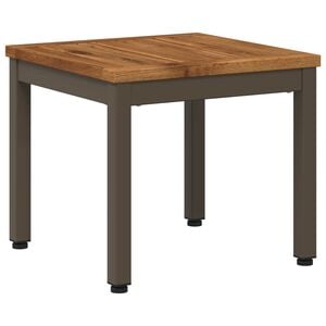 vidaXL Salontafel Natuurlijk en Koffie 40 x 40,5 x 36 cm
