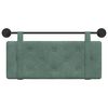 vidaXL Hangend Hoofdeinde Zeegroen 110 x 55 x 5 cm Fluweel