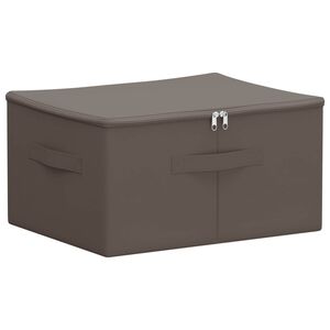 vidaXL Opbergbox Nonwoven stof 43 x 34 x 23 cm 33,6 L Grijs