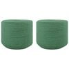 vidaXL Katoen Touw 2 st 2 mm 100 m Groen 100% Katoen