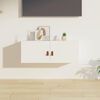 vidaXL Wandkast 80x30x30 cm massief grenenhout wit